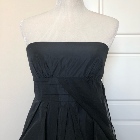 BCBG Max Azria Black Strapless Formal Dress Size 4 - Picture 5 of 8